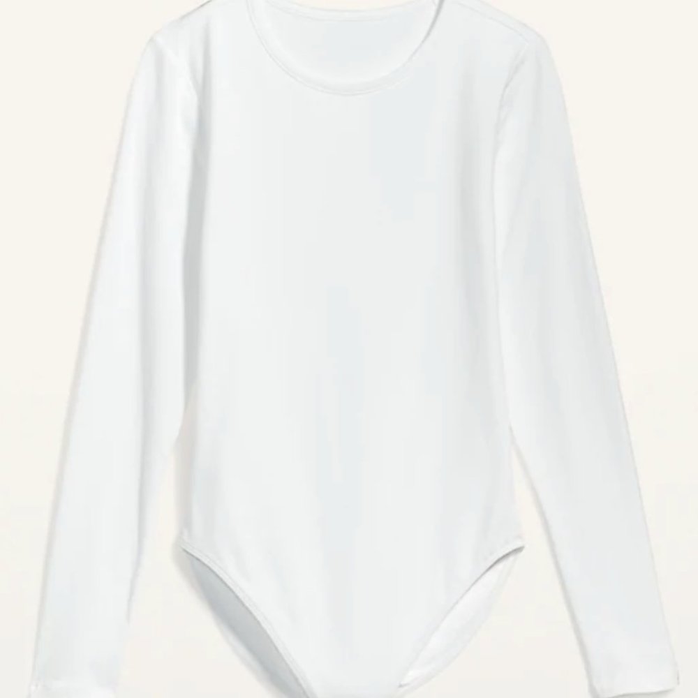 old navy: Long-Sleeve Jersey Bodysuit for Women XXL